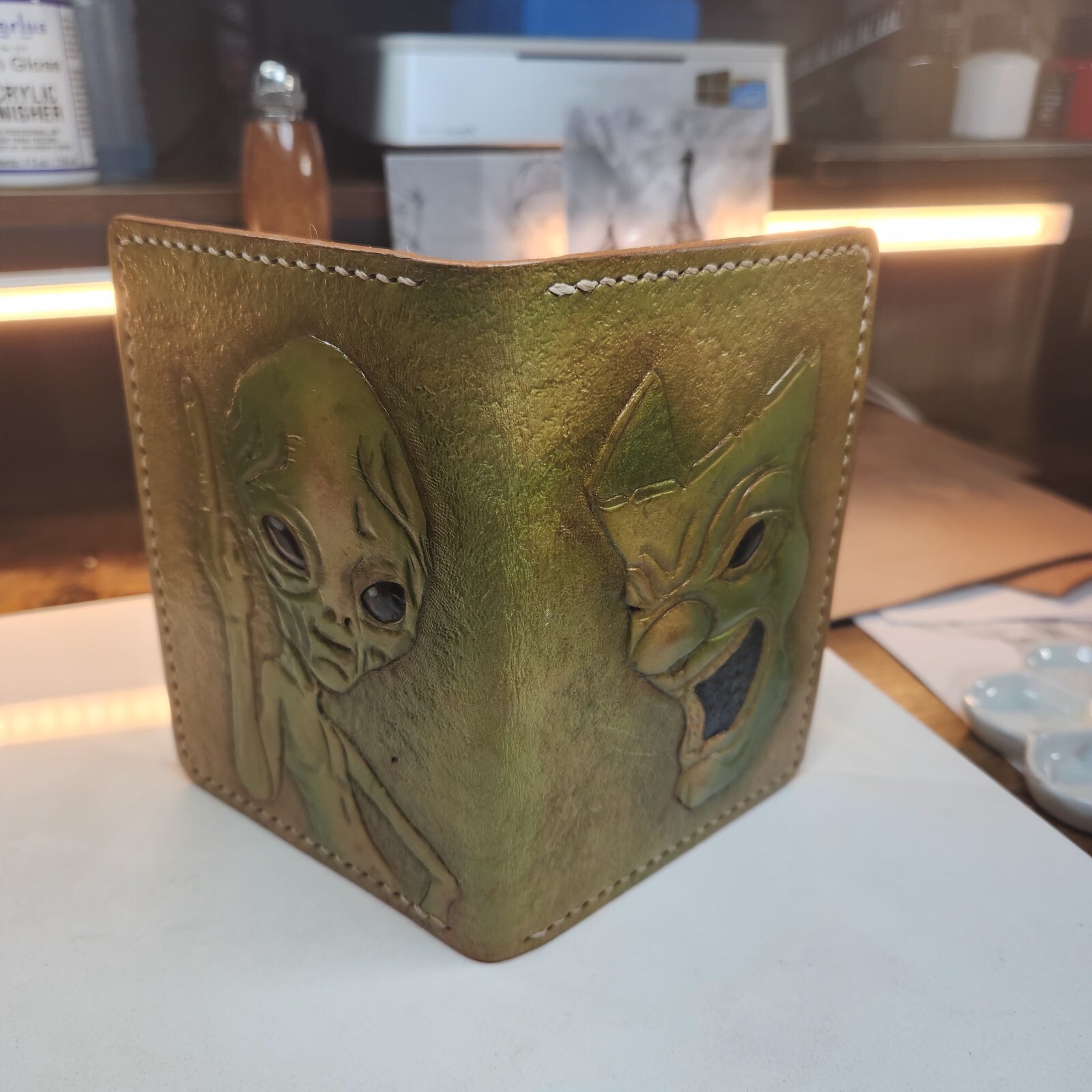 Leather Passport Holder - RFID Blocking Travel Organizer-image