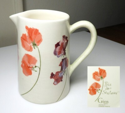 Gien ''POIS de SENTEUR'' Sweet Pea Creamer, Nice!
