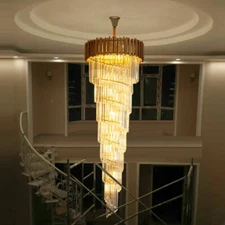 New LED crystal ceiling lamp sitting room bedroom luxury restaurant lighting Yc
