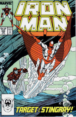IRON MAN #226 F, Bob Layton art, Direct Marvel Comics 1988 Stock