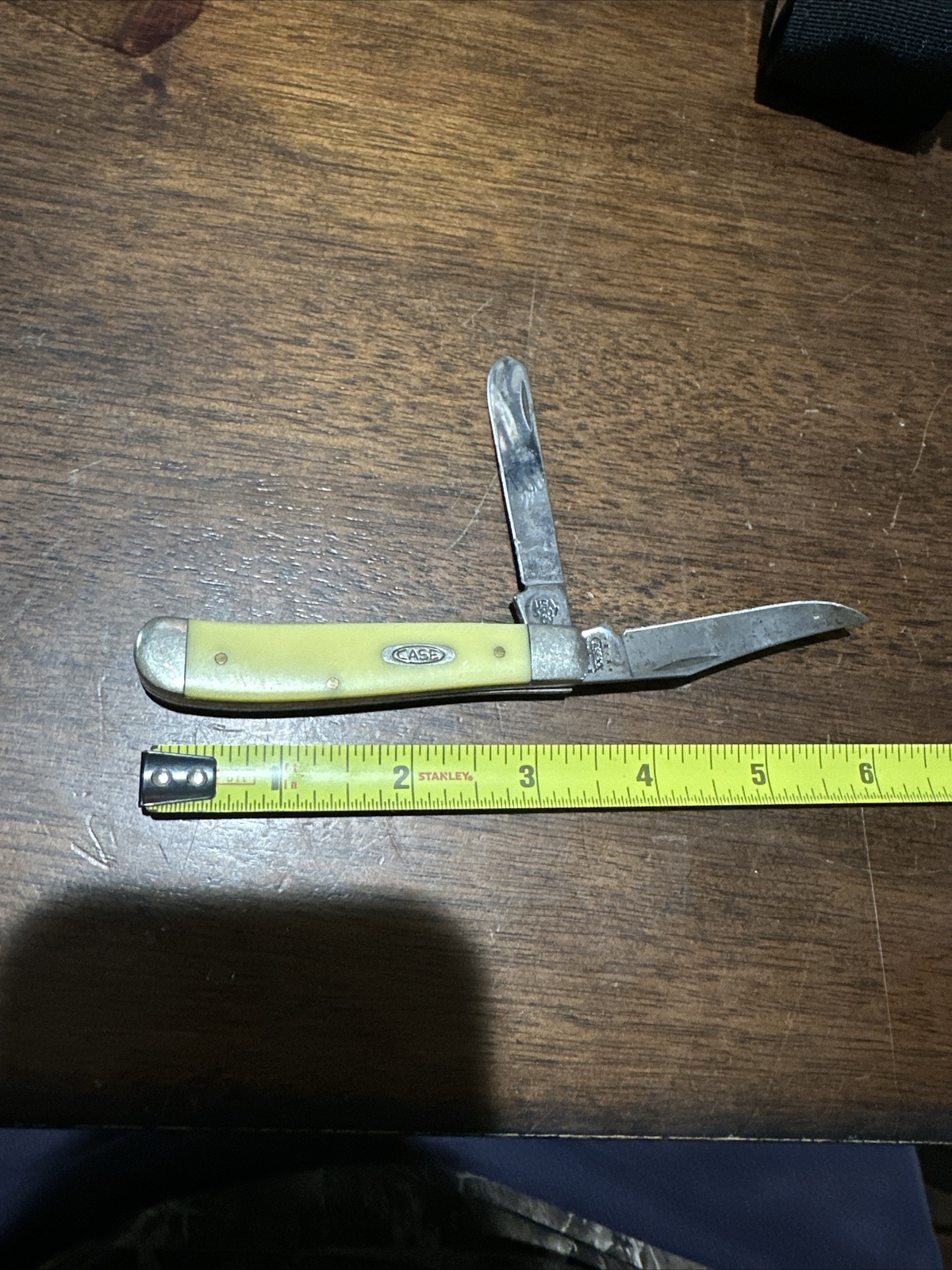 Case XX 3207 CV USA Knife 3.5” Closed Yellow Handle eBay