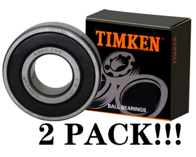TIMKEN 6203-2RS Ball Bearing – 17x40x12 Mm Sealed Bearing For Alternators & Power Steering