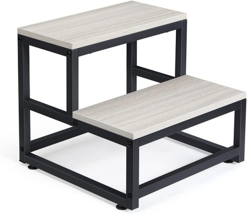 2 Tier Step Stools for Adults Kids, Heavy Duty Steel & Sturdy Wide Pedal, 500lb - Picture 18 of 18