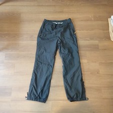 Vintage Nordica Nylon Ski Track Pants Calf Zip 30x31 Lined