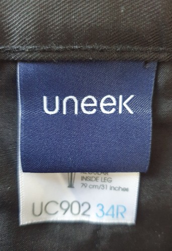 UNEEK Men's Trousers, UC902 Workwear Multi-Pockets Cargo Trousers 34" Reg Leg 31 - Picture 2 of 9