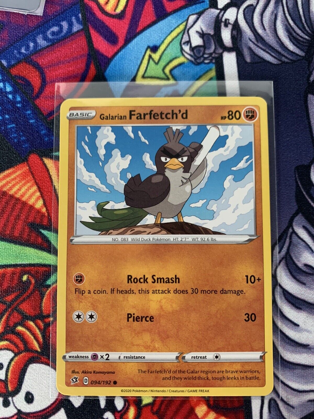 Galarian Farfetch'd Rebel Clash 094/192 Values - MAVIN