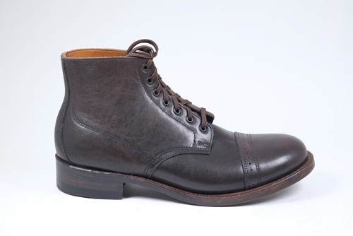 Julian Boots, Cornish Miner, Horween Chrome Excel Vintage Brown, Size 6.5 only - Picture 5 of 9