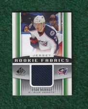 RYAN MURRAY - 2013-14 UPPER DECK SP GAME USED  ROOKIE FABRICS INSERT CARD #RF-MU. rookie card picture
