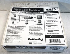 NetMedia MM73 TriplePlay Triple Channel Digital Video Modulator, NEW IN OPEN BOX