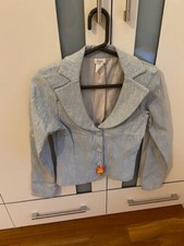 Women Teen Junior Cotton Top Light Jacket S School Party Interview Office Summer