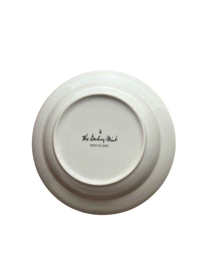 Juego de 6 cuencos de cereal sopa para cena cachorro perro 8" The Danbury Mint Pomerania Foto 3 de 4