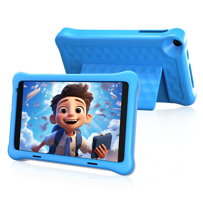 Kids Tablet 8 in Android 12 Tablet for Kids 3-12, 2GB RAM 32GB ROM Parent Cont