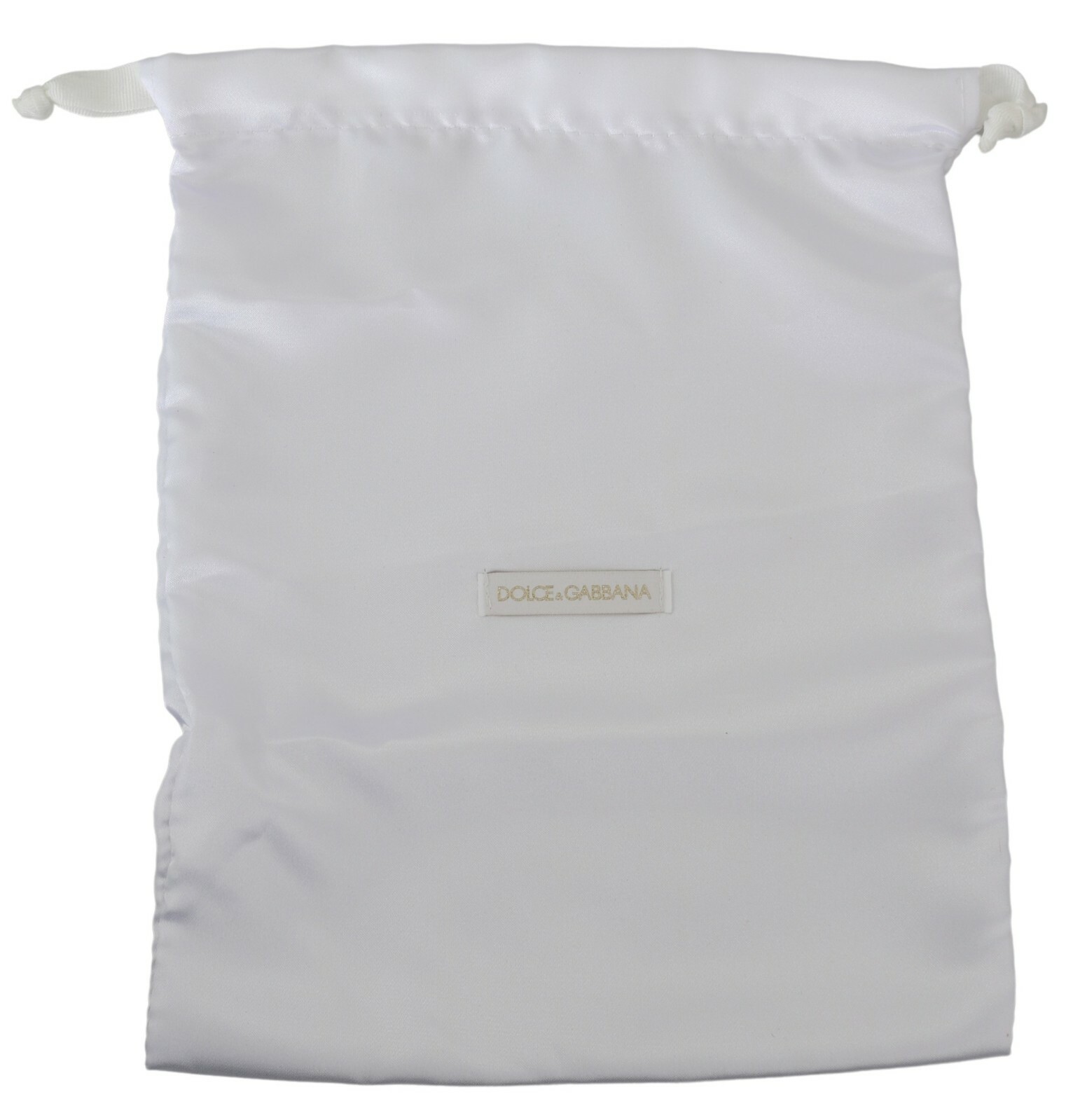 DOLCE - GABBANA Сумка-пылесборник Белая однотонная сумка для обуви на шнурке 325см x 26см 4390₽