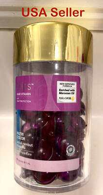   Ellips Hair Vitamin Nutri Color Moroccan Oil & Triple Care 50ct USA SELLER  
