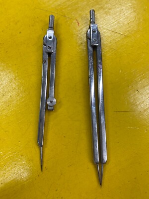 Vintage Gramercy compas Drafting Architect Tools Pair lot of 2pcs