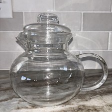 VTG Primula Clear Glass 40 Oz Teapot Complete...