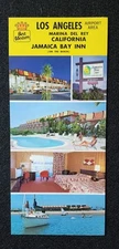 Jamaica Bay Inn Marina Del Rey California Best Western Ad Oversized Postcard LAX