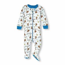 B9 !WOW! NWT 2T The Children's Place Boys MONKEY BANANAS Sleeper Pajamas
