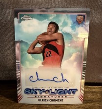 2024-25 Topps Chrome ULRICH CHOMCHE RC Sky-light Signatures Auto Raptors 🔥