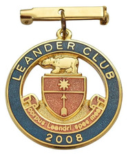 Henley On Thames Royal Regatta Leander Club 2008 Members Enamel Pass Badge