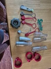 coca-cola vintage connector, dispensing shank, replicap plastic top
