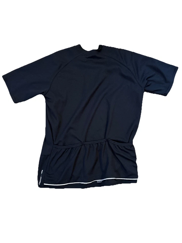 Camisa deportiva Cannondale negra para hombre mediana, llave con cremallera, ciclismo ciclismo ciclismo de montaña Foto 3 de 3