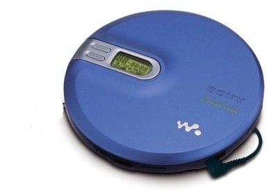 未使用品 Walkman Portable CD Player Sony Boxed Sony CD Walkman - Portable Compact Disc Player - Blue (D