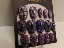 handmade halloween press on nails