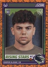 2024 Panini Score-A-Treat - Rising Stars Cooper DeJean #13 Orange Pumpkins (RC)