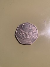 RARE 50 p 2016 Olympic Swimmer Team GB fifty pence coin