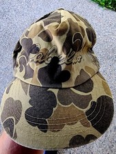Vintage 90s Cabela  s Duck Camo Spell Out Snap Back Camouflage Hat