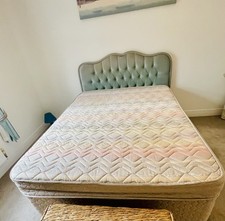 Double 4 Drawer Storage Bed With Headboard And Mattress Silent night