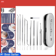 10 Piece Ingrown Toenail Removal Kit Surgical Stainless Steel Nail Tools with