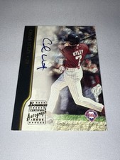 2002 Bowman Certified Autograph Chase Utley Phillies Rookie Card #BA-CU - NM. rookie card picture