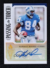 2019 Panini Passing the Torch Dual Gold 3/5 Kenny Golladay Herman Moore Auto 2b6
