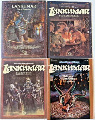 TSR Lankhmar Lot - City of Adventure, CA1, CA2, LNA1 - AD&D Nehwon