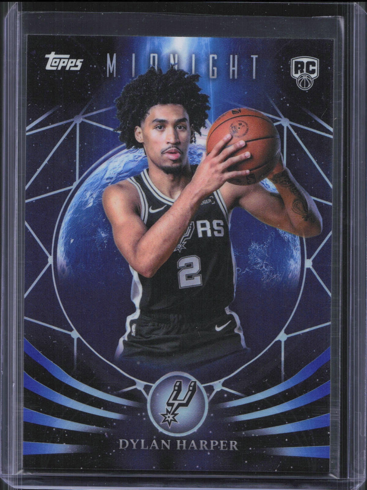 2025-26 Topps Midnight Dylan Harper MF-22 Moonfall Rookie RC Spurs