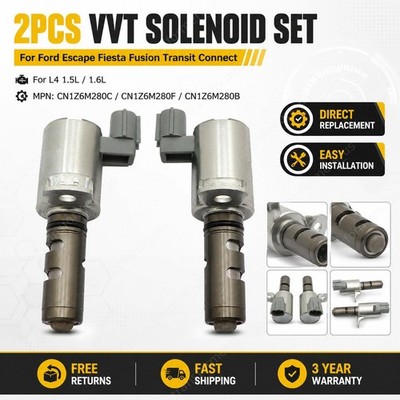 Engine Variable Valve Timing (VVT) Solenoid 2PC for Ford Escape 13-19 Fusion