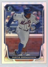 2014 Bowman Chrome Refractor 460/500 Curtis Granderson #100 un2