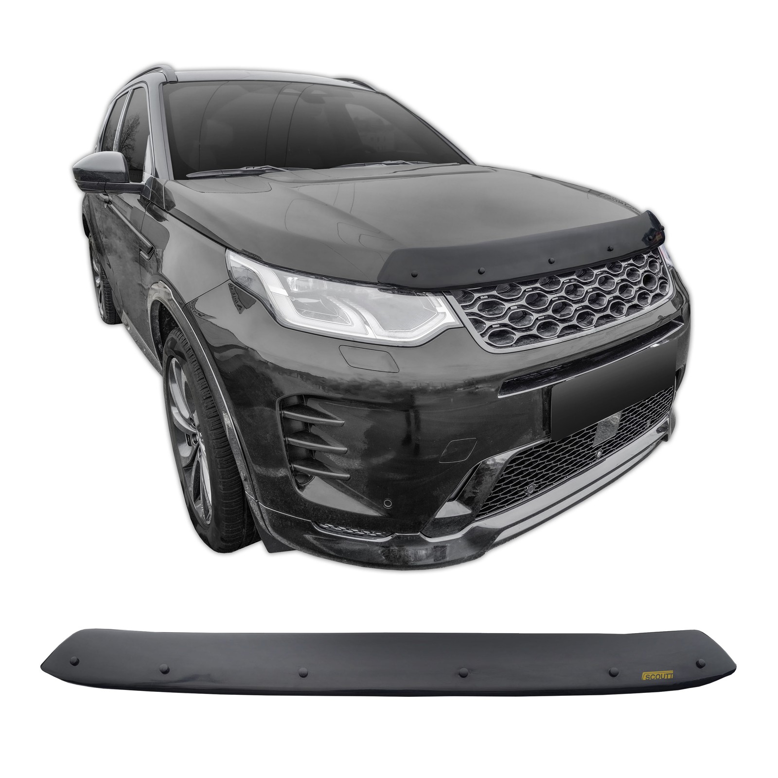 Bra de capot Land Rover Discovery Sport pour voyages et trajets outdoor