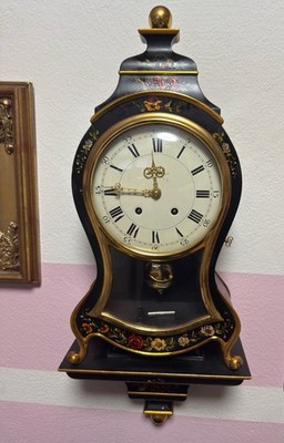 Zenith Pendule Tisch Uhr Sockel Holz Glas Metall