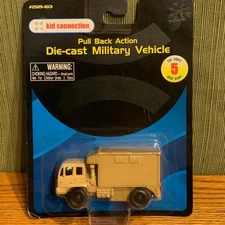 Kid Connection, Pull Back Action, Diecast Military Vehicle, 25119-1601, NIP