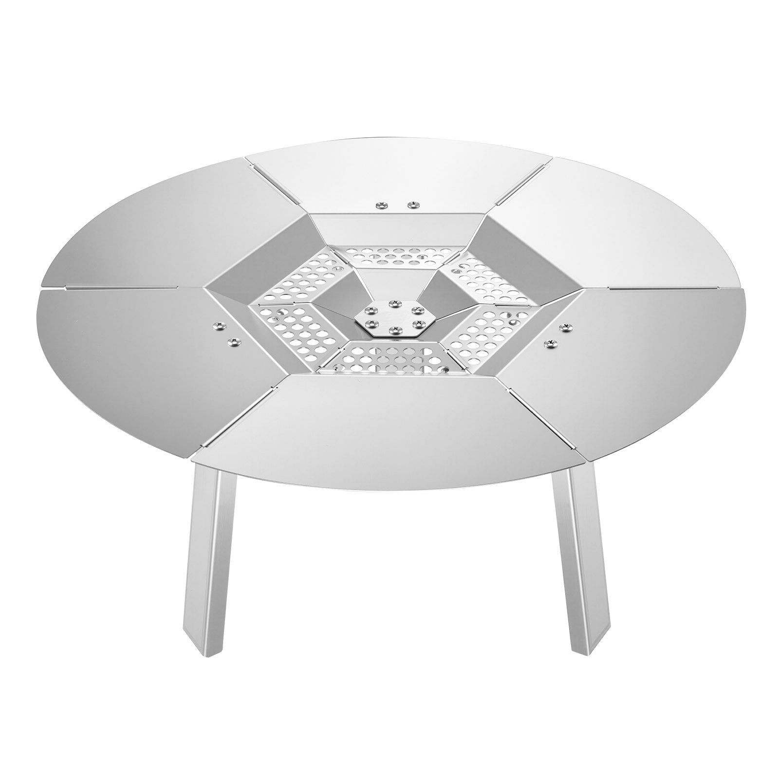 Stainless Steel Fire Pit Heat Deflector for Solo Stove Yukon 20 in Bonfire