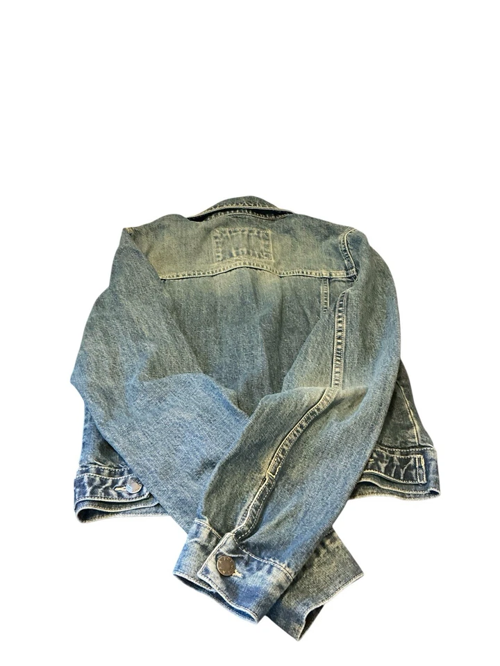 Chaqueta de mezclilla azul para dama Per Una Marks and Spencer talla 8 usada Foto 4 de 4