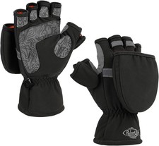 Ice Fishing Gloves Convertible Mittens Flip F...