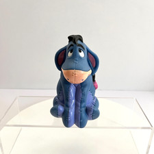 Vintage Disney Winnie The Pooh Eeyore 4.75" Bath Toy Figure Baby Toddler Bathtub