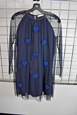 Stella Mc. Cartney Blue Lace Girls Fancy Dress Size 12 Youth On Sale