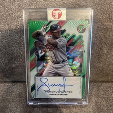 2025 Topps Pristine - Autographs Andruw Jones #PA-AJ Green Pristine Pulsar...