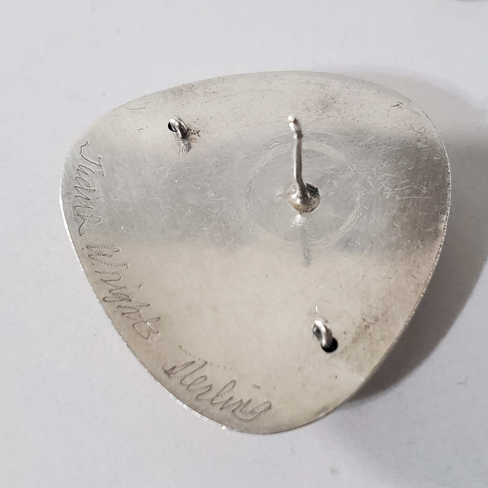 Vintage Judith Wright Sterling Triangular Geometr… - image 8