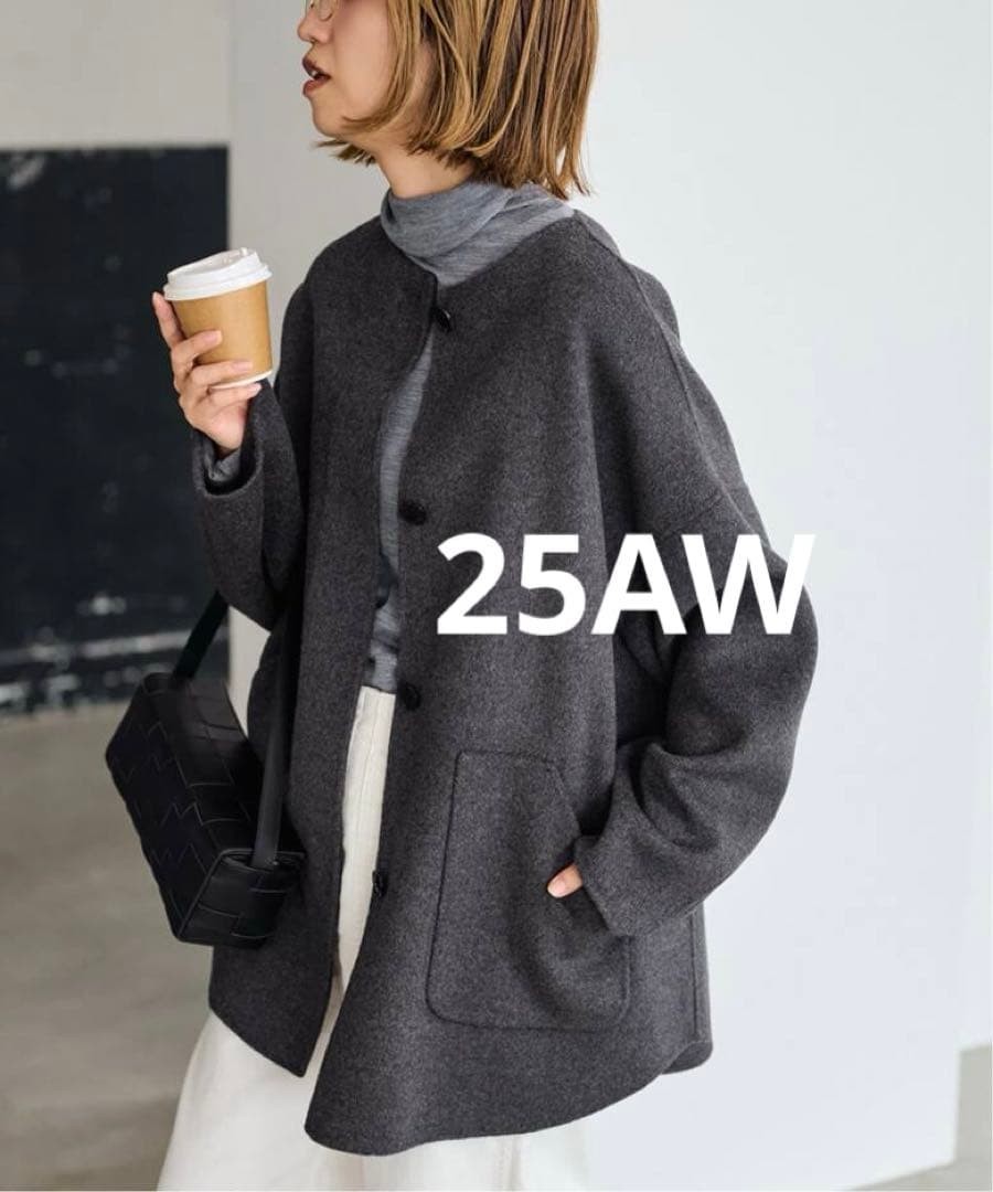 FRAMeWORK Hamilton River Crew Neck Coat - image 1